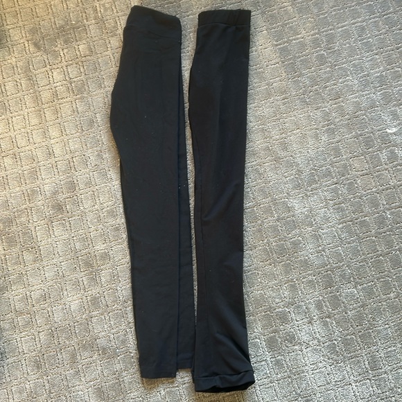 2 pairs of black Chloe Noel figure skating leggings - Picture 1 of 1